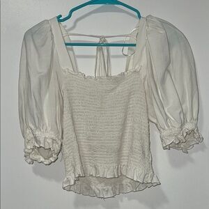 Elegant White Women's Top